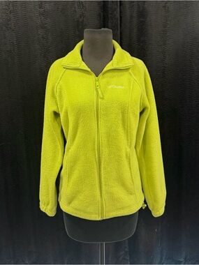 Columbia Women's Lime Green Full-Zip Fleece Jacket